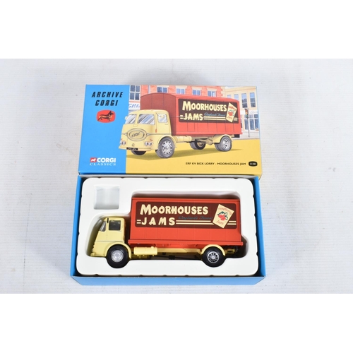 115 - A COLLECTION OF BOXED CORGI TRUCKS AND LORRIES, to include a selection of archive Corgi models, 1110... 