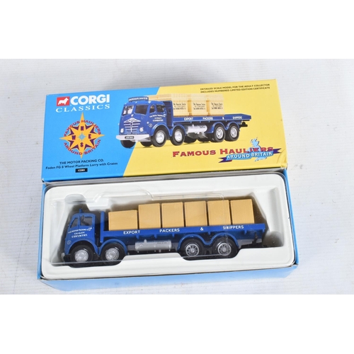 115 - A COLLECTION OF BOXED CORGI TRUCKS AND LORRIES, to include a selection of archive Corgi models, 1110... 