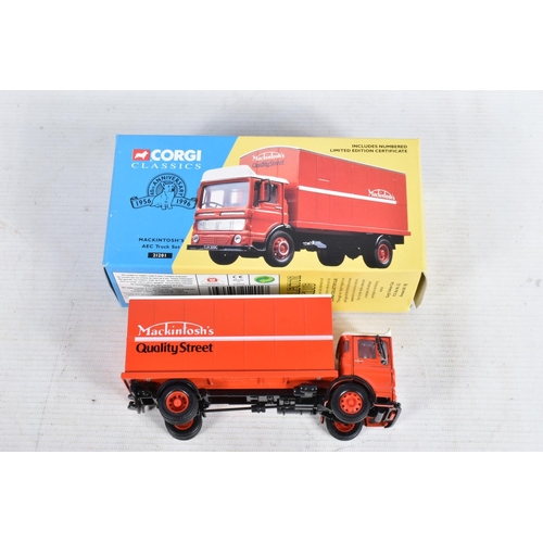 115 - A COLLECTION OF BOXED CORGI TRUCKS AND LORRIES, to include a selection of archive Corgi models, 1110... 