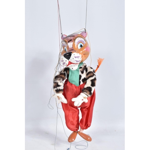 66 - A BOXED PELHAM SL63 TIGER PUPPET, version with label to clothing, appears complete and in good condi... 