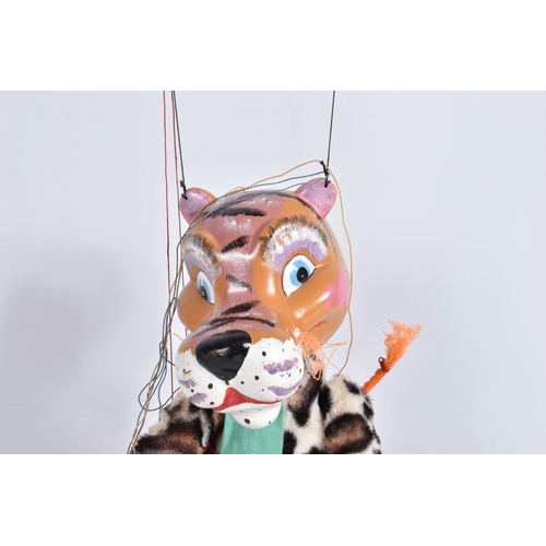 66 - A BOXED PELHAM SL63 TIGER PUPPET, version with label to clothing, appears complete and in good condi... 