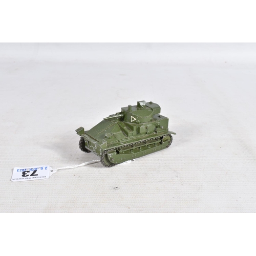 73 - A BOXED DINKY TOYS MEDIUM TANK GIFT SET, No.151, (A2188) comprising Medium Tank, No.151a, Six Wheel ... 