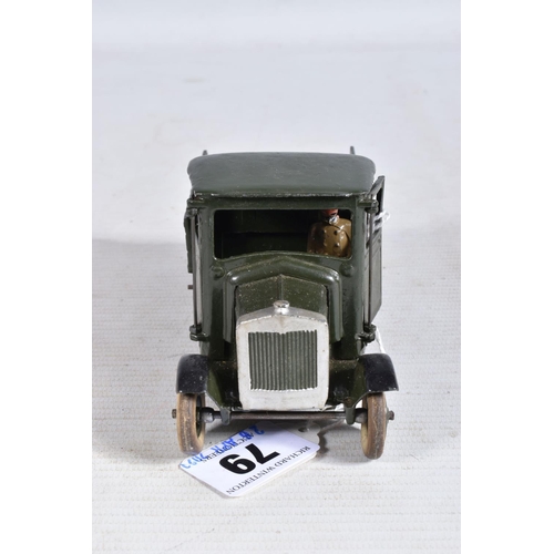 79 - A BOXED BRITAINS ARMY LORRY CATERPILLAR TYPE, No.1333, version with square front, with driver and bo... 