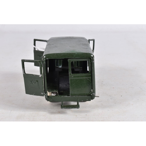 80 - A BOXED BRITAINS R.A.M.C. ARMY AMBULANCE, No.1512, version with square front, Cross decals have been... 