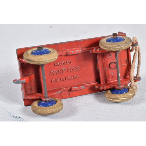 81 - A QUANTITY OF PRE WAR AND EARLY POSTWAR DINKY TOYS VEHICLES, all in playworn condition, many are suf... 