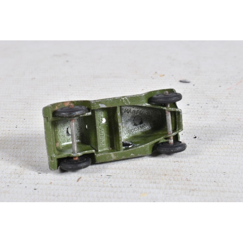 82 - A QUANTITY OF PRE WAR AND EARLY POSTWAR DINKY TOYS AND OTHER MILITARY VEHICLES, all in playworn cond... 