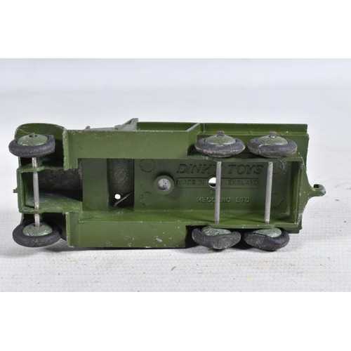 82 - A QUANTITY OF PRE WAR AND EARLY POSTWAR DINKY TOYS AND OTHER MILITARY VEHICLES, all in playworn cond... 