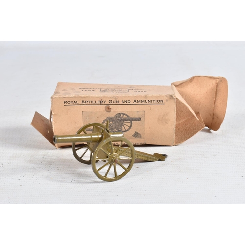 87 - A BOXED BRITAINS GUN OF THE ROYAL ARTILLERY, No.1292, with a boxed Royal Artillery Gun, No.1263, mis... 