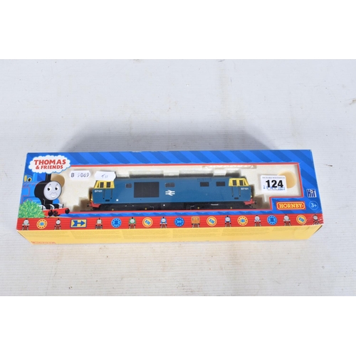 124 - TWO BOXED HORNBY RAILWAYS OO GAUGE THOMAS AND FRIENDS LOCOMOTIVES, 'Hymek' No.D7071, B.R. blue liver... 