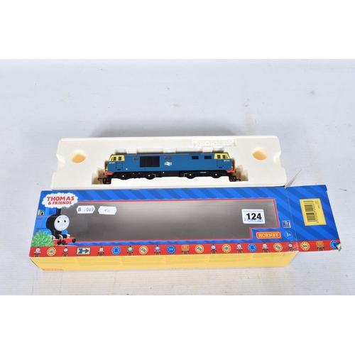 124 - TWO BOXED HORNBY RAILWAYS OO GAUGE THOMAS AND FRIENDS LOCOMOTIVES, 'Hymek' No.D7071, B.R. blue liver... 