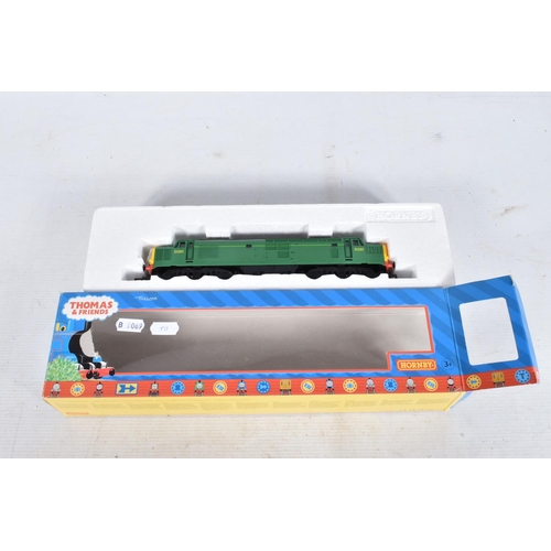 124 - TWO BOXED HORNBY RAILWAYS OO GAUGE THOMAS AND FRIENDS LOCOMOTIVES, 'Hymek' No.D7071, B.R. blue liver... 