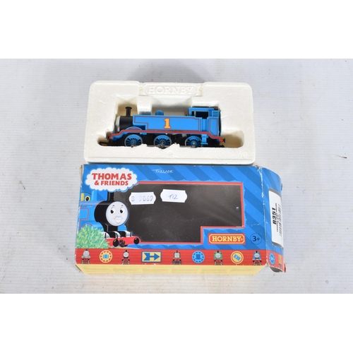 125 - THREE BOXED HORNBY RAILWAYS OO GAUGE THOMAS AND FRIENDS LOCOMOTIVES, 'Thomas' No.1 blue livery (R351... 