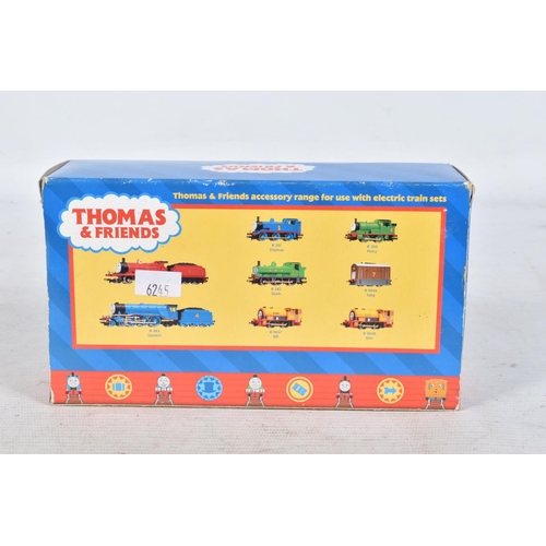 126 - THREE BOXED HORNBY RAILWAYS OO GAUGE THOMAS AND FRIENDS LOCOMOTIVES, 'Duck' No.8 green livery (R382)... 