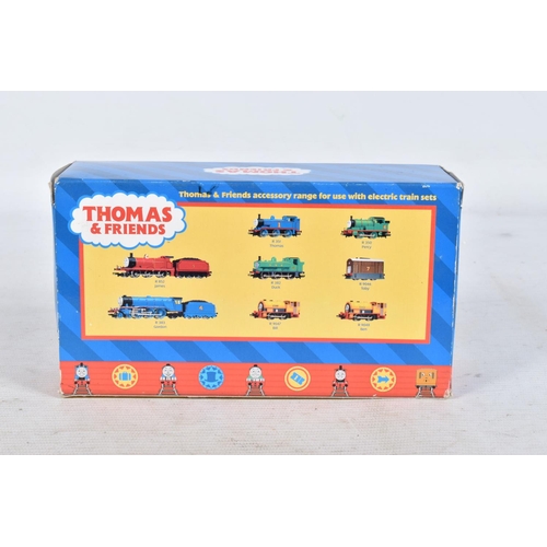 127 - FIVE BOXED HORNBY RAILWAYS OO GAUGE THOMAS AND FRIENDS LOCOMOTIVES ETC., 'Percy' No.6 green livery (... 