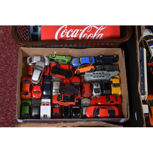 138 - A SELECTION OF BOXED, UNBOXED AND PLAYWORN MODEL VEHICLES, to include a small quantity of Oxford Aut... 