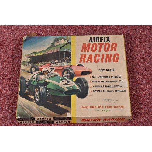 139 - A QUANTITY OF UNBOXED AND ASSORTED VINTAGE SCALEXTRIC, AIRFIX AND OTHER SLOT CARS, not tested, all i... 