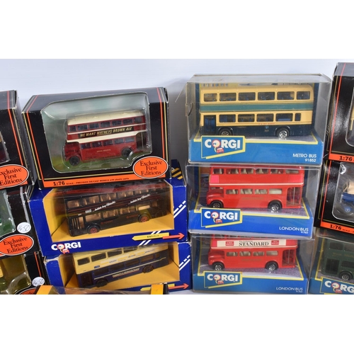 166 - A QUANTITY OF BOXED MODERN DIECAST BUS AND COACH MODELS, Corgi Toys, Corgi Classics, Corgi OOC and E... 