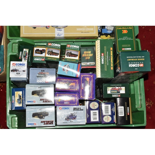 168 - A COLLECTION OF EMPTY CORGI CLASSICS BOXES, assorted series, a mixture of buses and coaches (9 boxes... 