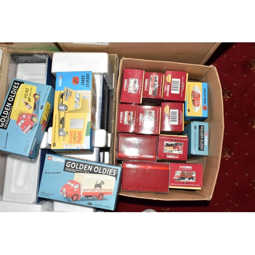 170 - A COLLECTION OF EMPTY CORGI CLASSICS BOXES, assorted series of mixture of trucks (9 boxes)