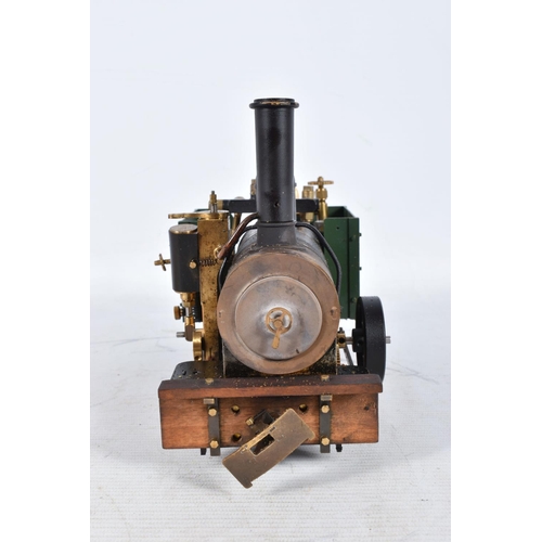 180 - A REGNER EASY LINE GAS POWERED 0-4-0 NARROW GAUGE LOCOMOTIVE, 'Konrad', not tested, adjustable gauge... 