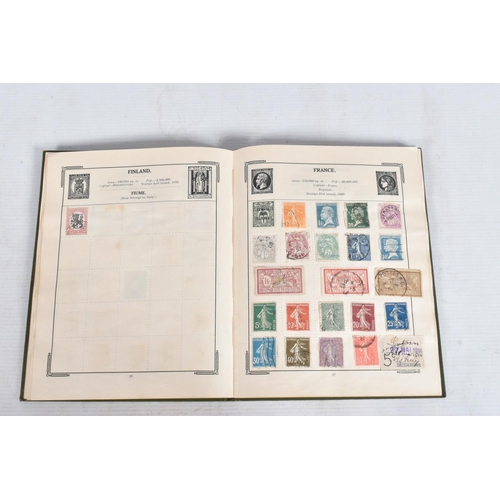 201 - WORLDWIDE COLLECTION IN TWO SMALL SG IMPROVED ALBUMS (GOOD CONDITION), attractive basis for a projec... 