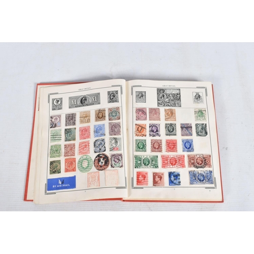 201 - WORLDWIDE COLLECTION IN TWO SMALL SG IMPROVED ALBUMS (GOOD CONDITION), attractive basis for a projec... 