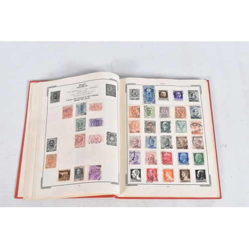 201 - WORLDWIDE COLLECTION IN TWO SMALL SG IMPROVED ALBUMS (GOOD CONDITION), attractive basis for a projec... 