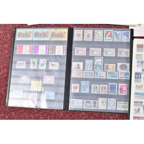 216 - COLLECTION OF STAMPS IN NINE ALBUMS INC GOOD GB FDC COLLECTION IN EXPENSIVE LECHTURM ALBUMS, davo al... 