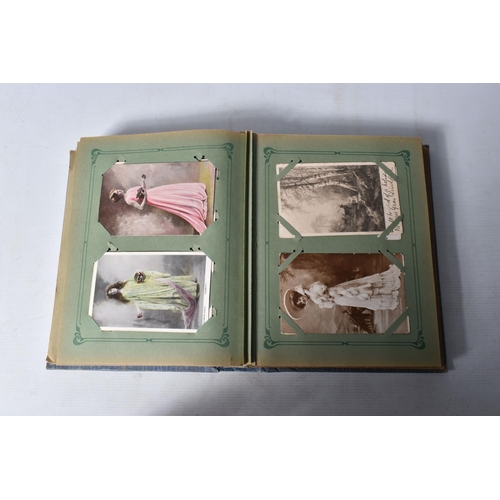 222 - POSTCARDS, two albums containing approximately 487*  early 20th century Postcards (early Edwardian -... 