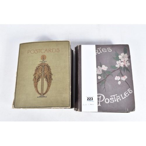 223 - POSTCARDS, two albums containing approximately 500*  early 20th century Postcards (early Edwardian -... 