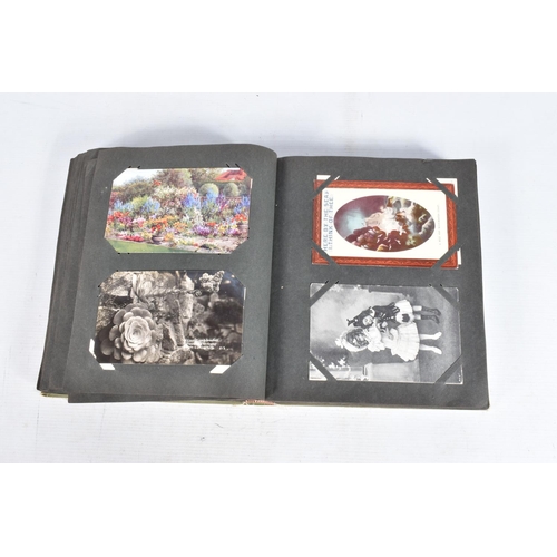 223 - POSTCARDS, two albums containing approximately 500*  early 20th century Postcards (early Edwardian -... 