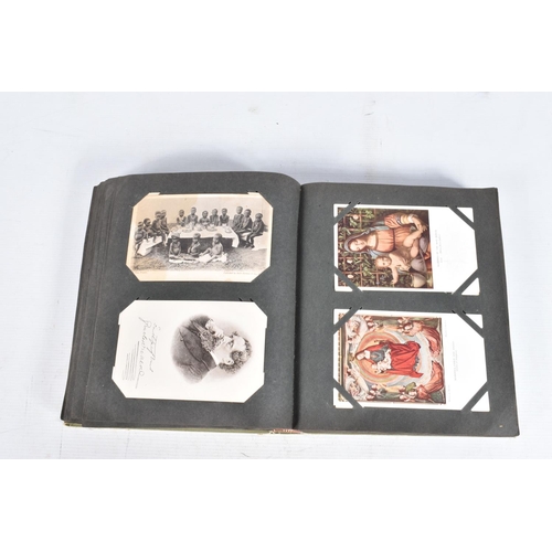 223 - POSTCARDS, two albums containing approximately 500*  early 20th century Postcards (early Edwardian -... 