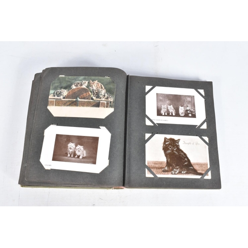 223 - POSTCARDS, two albums containing approximately 500*  early 20th century Postcards (early Edwardian -... 