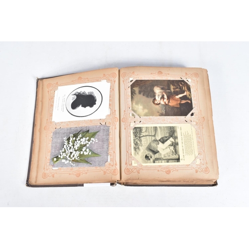 223 - POSTCARDS, two albums containing approximately 500*  early 20th century Postcards (early Edwardian -... 