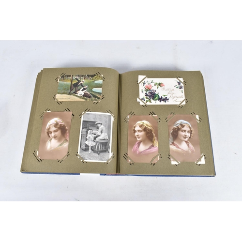 225 - POSTCARDS, one album containing approximately 513*  early 20th century Postcards (early Edwardian - ... 