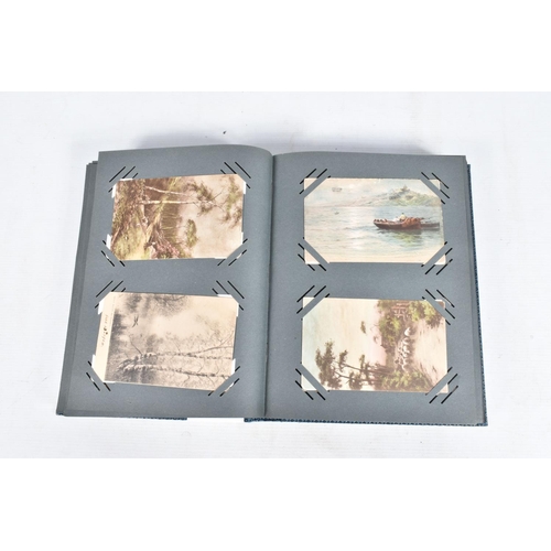 228 - POSTCARDS, two albums containing approximately 455* early 20th century Postcards (Edwardian -1940's,... 