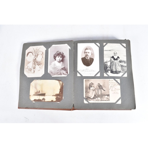 228 - POSTCARDS, two albums containing approximately 455* early 20th century Postcards (Edwardian -1940's,... 