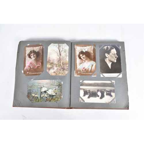 228 - POSTCARDS, two albums containing approximately 455* early 20th century Postcards (Edwardian -1940's,... 