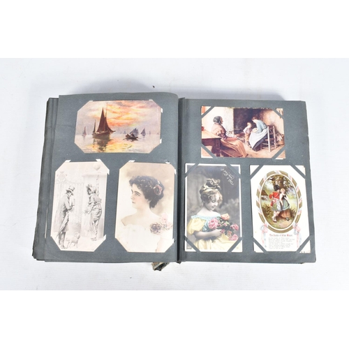 230 - POSTCARDS, one album containing approximately 515* early 20th century Postcards (Edwardian -1940's w... 