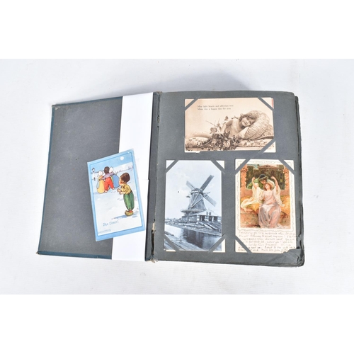 230 - POSTCARDS, one album containing approximately 515* early 20th century Postcards (Edwardian -1940's w... 