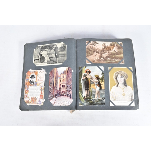 230 - POSTCARDS, one album containing approximately 515* early 20th century Postcards (Edwardian -1940's w... 