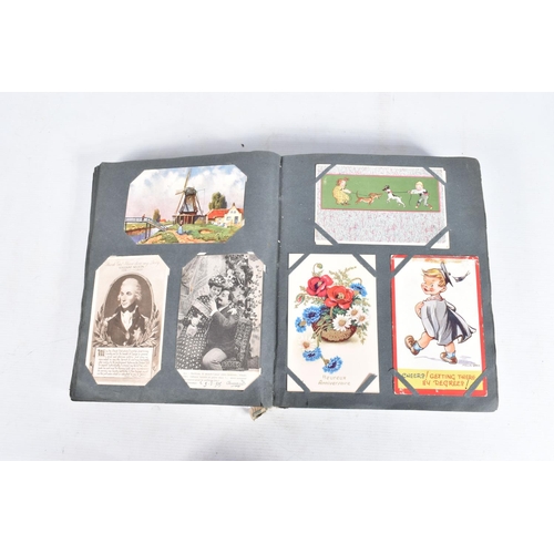 230 - POSTCARDS, one album containing approximately 515* early 20th century Postcards (Edwardian -1940's w... 