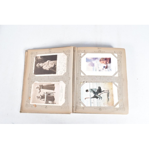 231 - POSTCARDS, three albums containing approximately 597* early 20th century Postcards (Edwardian - 1930... 