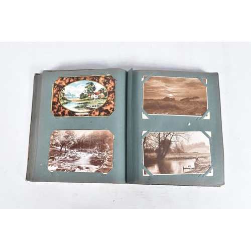 231 - POSTCARDS, three albums containing approximately 597* early 20th century Postcards (Edwardian - 1930... 