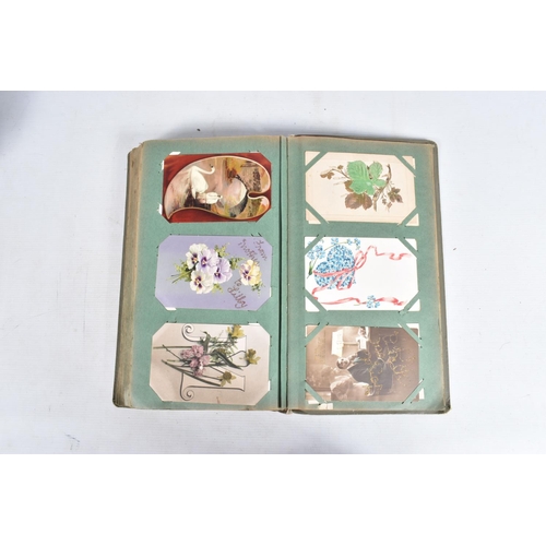 231 - POSTCARDS, three albums containing approximately 597* early 20th century Postcards (Edwardian - 1930... 