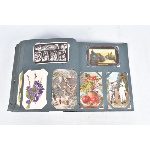 232 - POSTCARDS, two albums containing approximately 595* early 20th century Postcards (Edwardian - 1930's... 