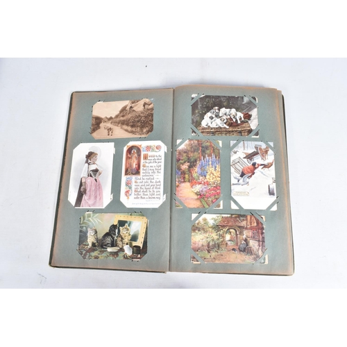 232 - POSTCARDS, two albums containing approximately 595* early 20th century Postcards (Edwardian - 1930's... 