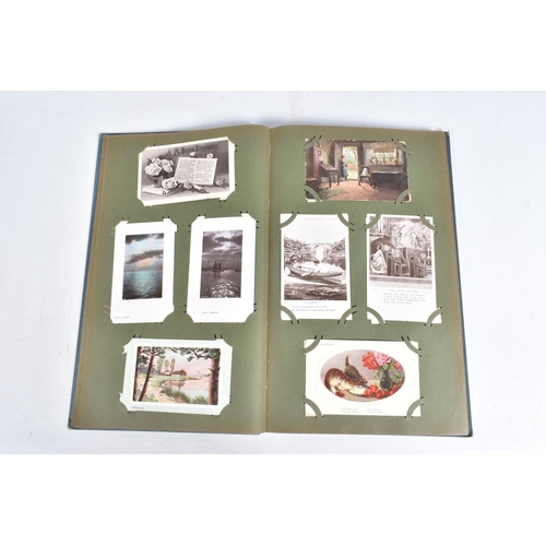 233 - POSTCARDS, three albums containing approximately 618* early 20th century Postcards (Edwardian - 1950... 