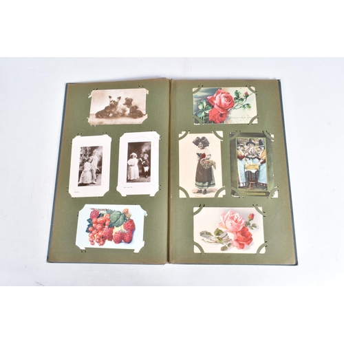 233 - POSTCARDS, three albums containing approximately 618* early 20th century Postcards (Edwardian - 1950... 