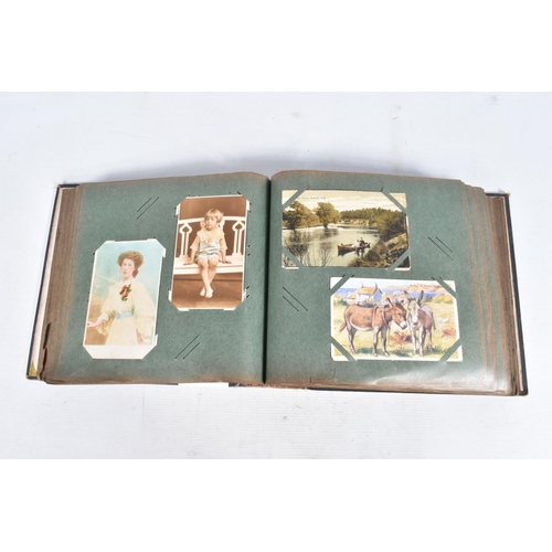 234 - POSTCARDS, two albums containing approximately 634* early 20th century Postcards (Edwardian - 1940's... 